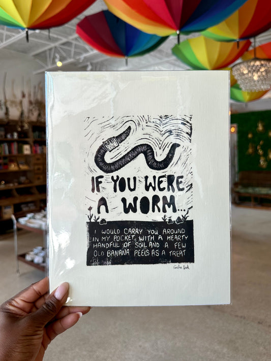 Worm Lover Print