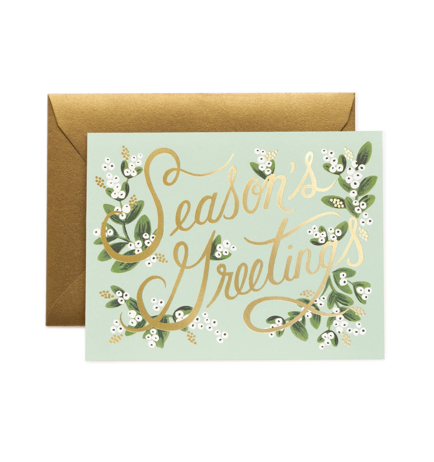 Boxed set of Mistletoe Season's Greetings Card