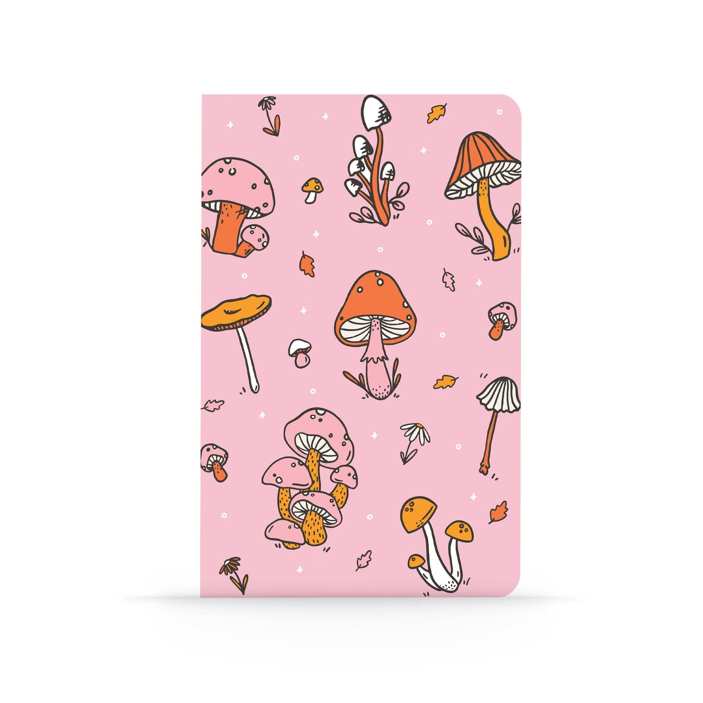 Pink Mushrooms Layflat Notebook