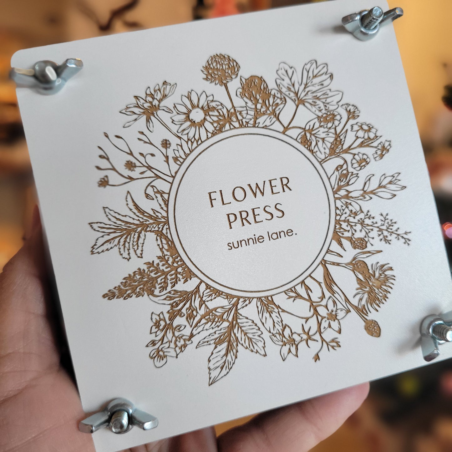 Wooden Flower Press