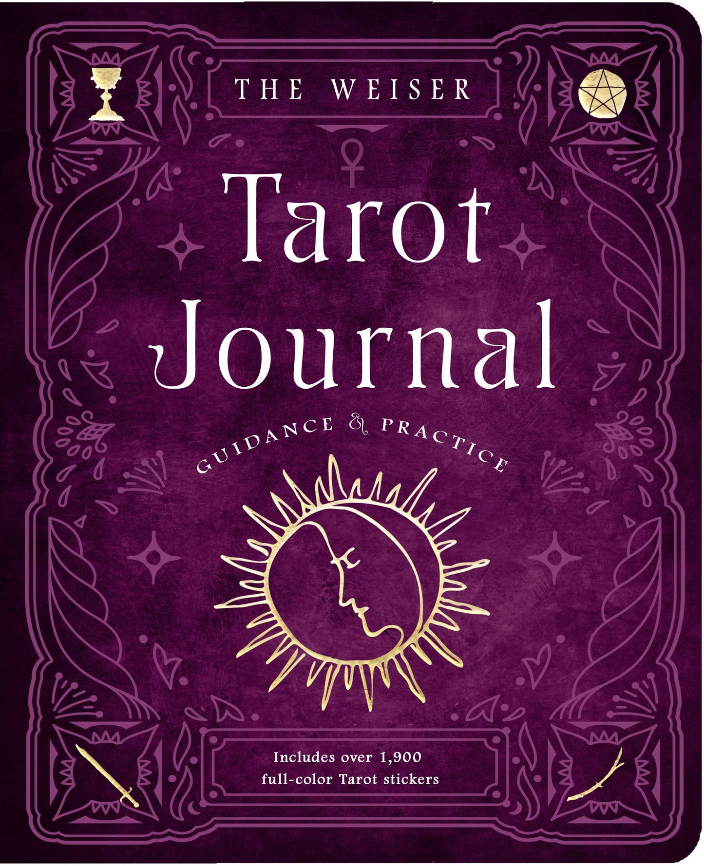 The Weiser Tarot Journal: Includes 1,920 Tarot Stickers