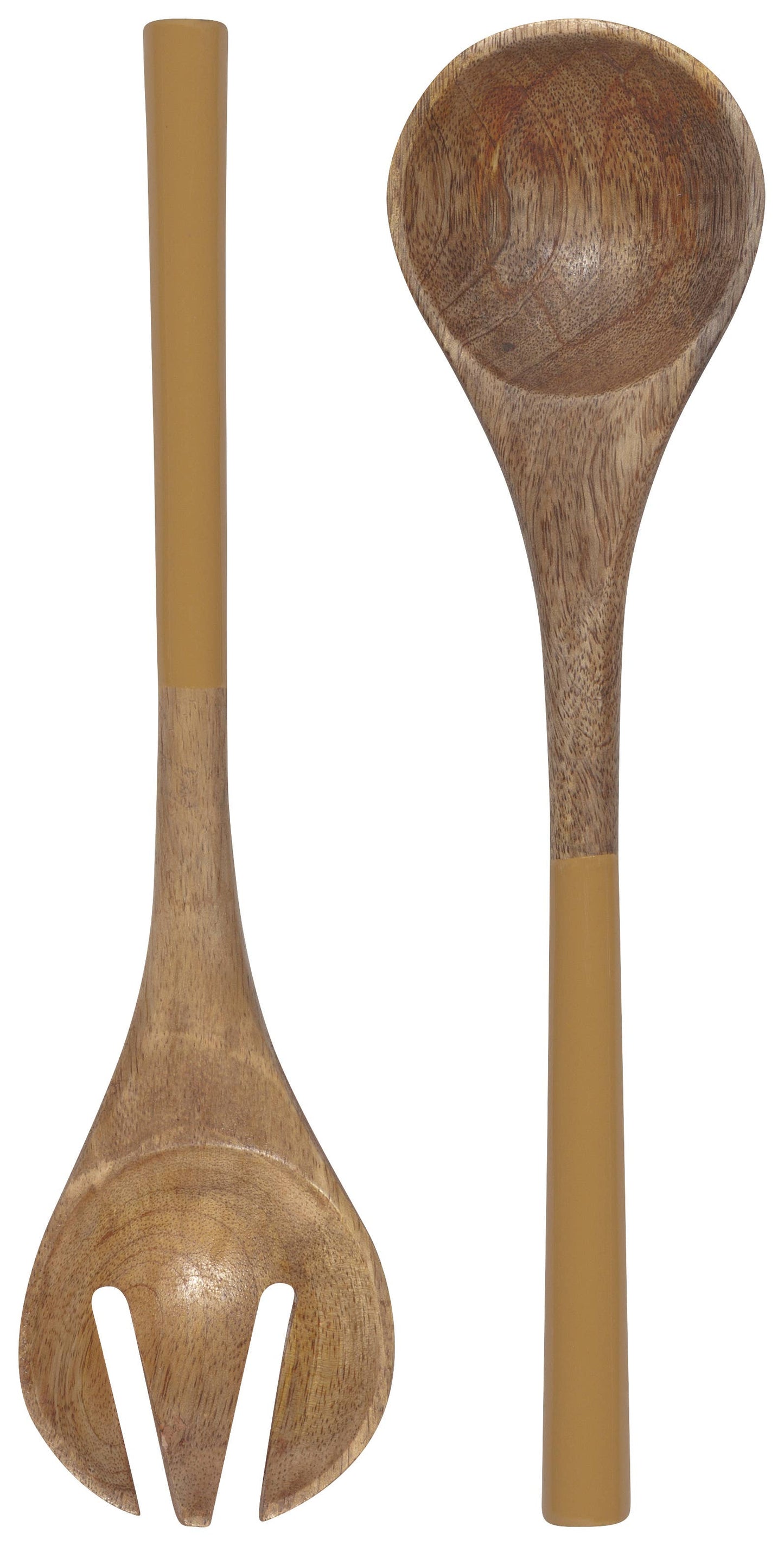 Ochre Mango Wood Salad Servers Set of 2