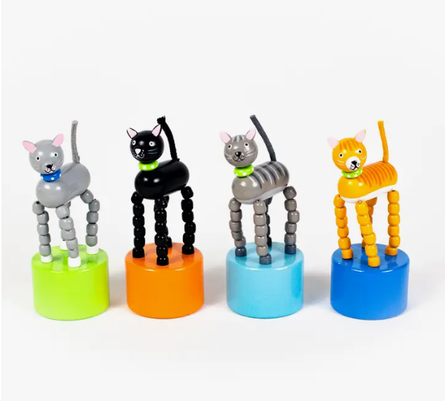 Wooden Push Puppets