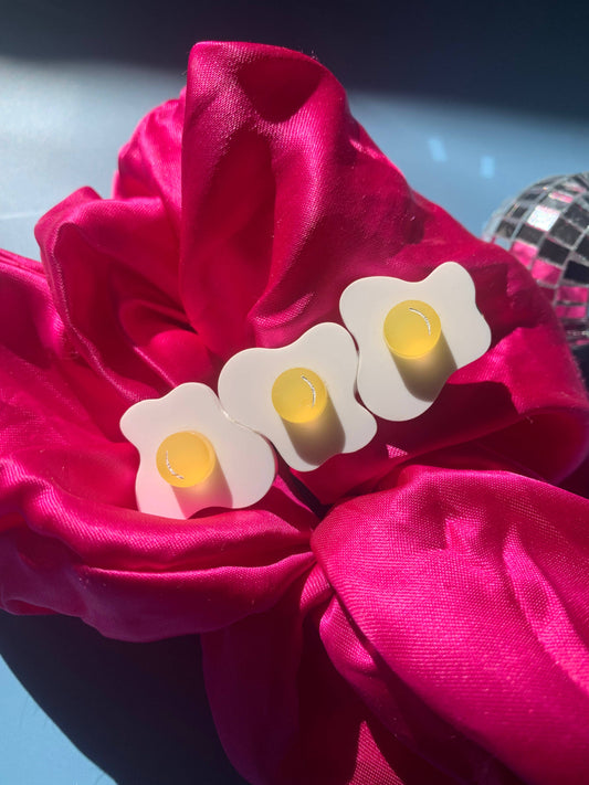 Egg Hair Clip by Not Picasso
