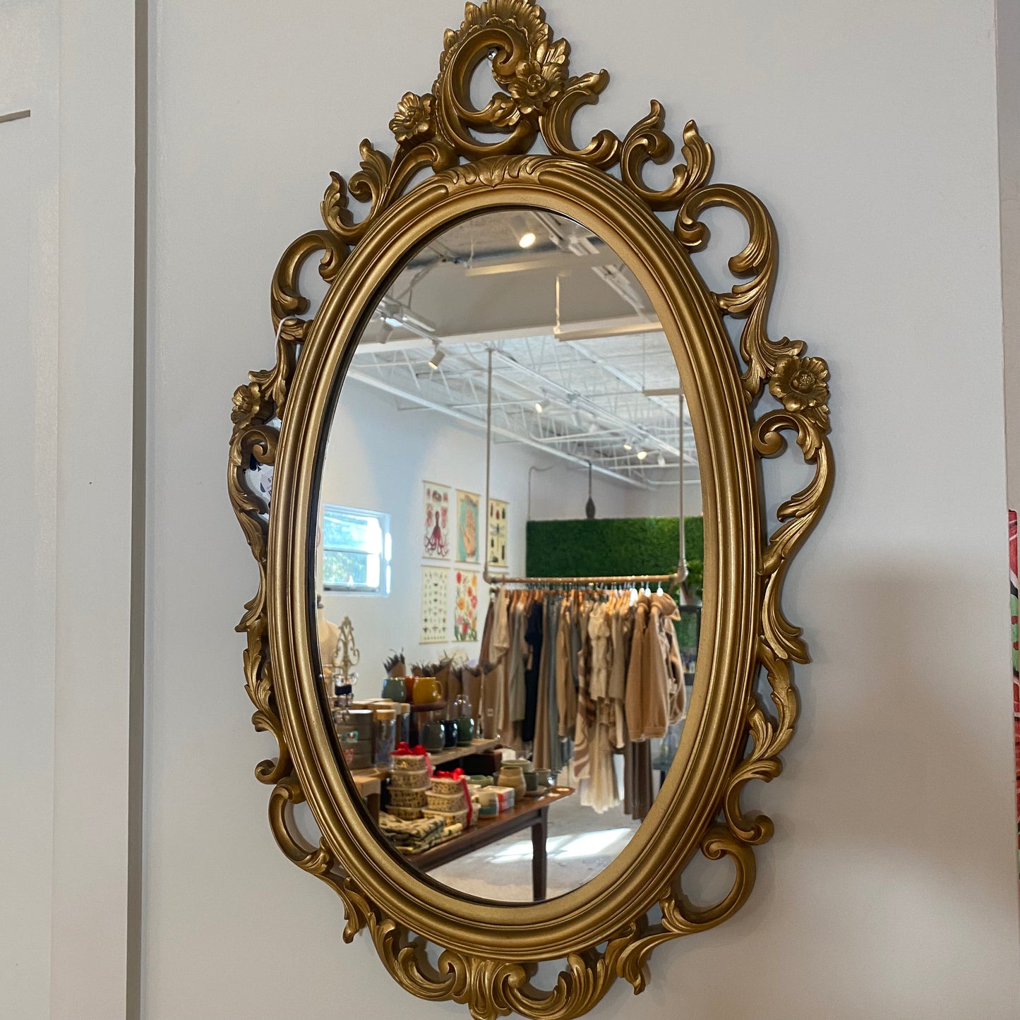 Ornate syroco mirror