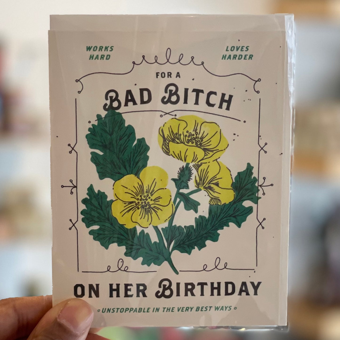 Bad Bitch Birthday Card