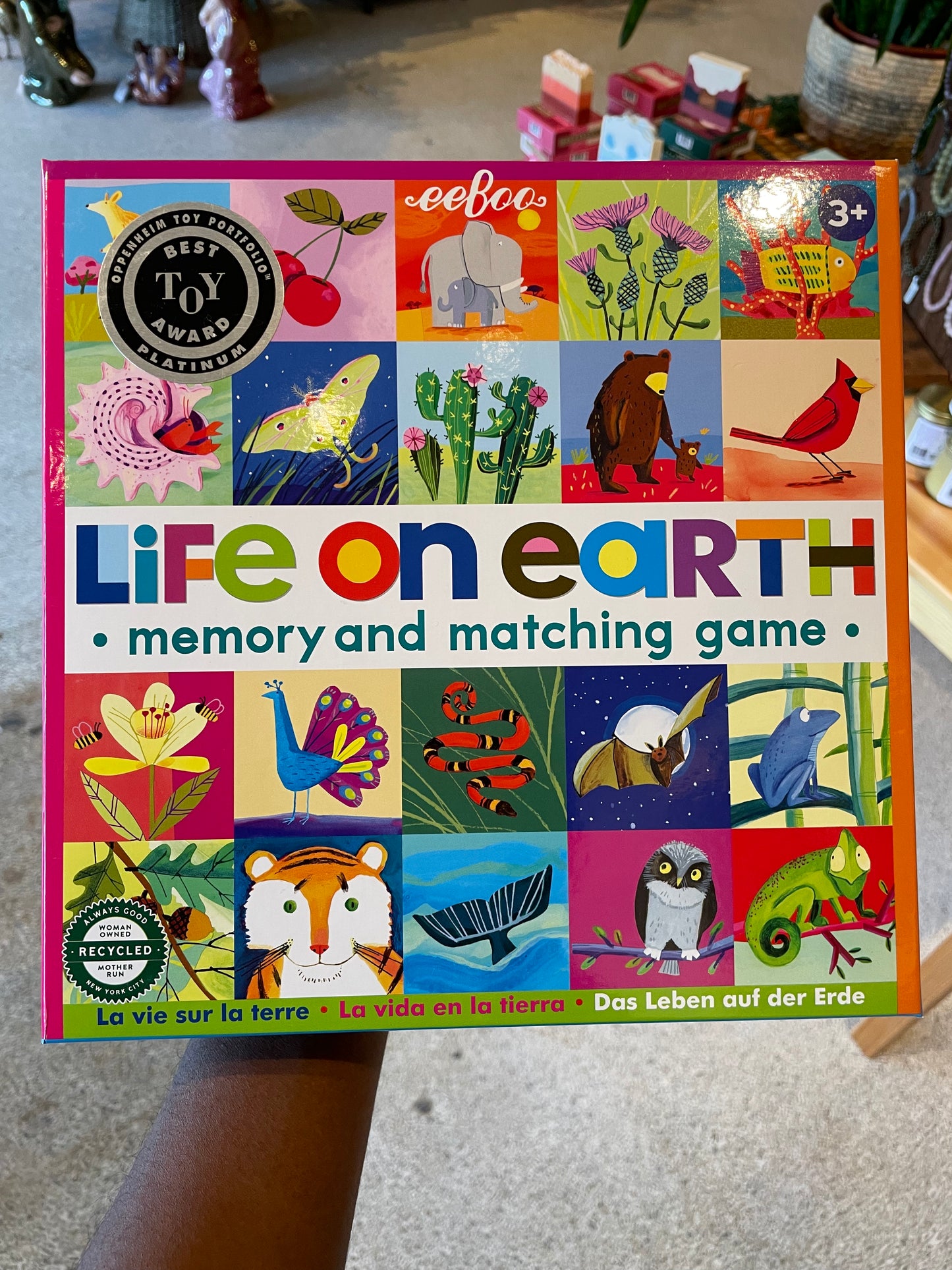 Eeboo Life on Earth Memory and Matching Game