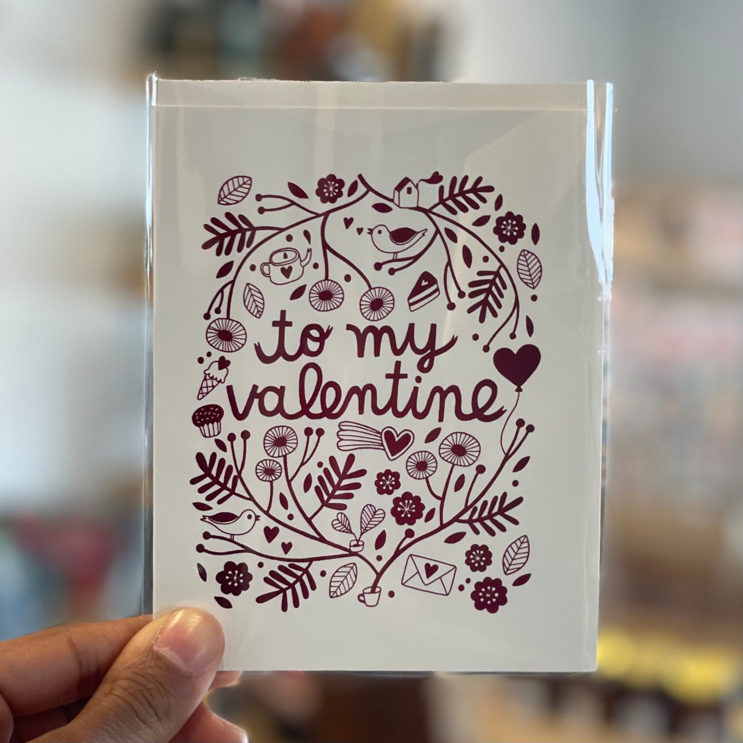 Treats for Valentine Valentine’s Card